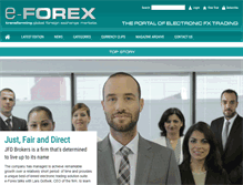 Tablet Screenshot of e-forex.net